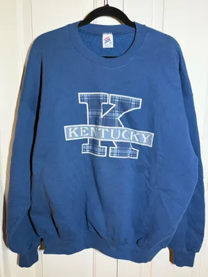 Kentucky Sweatshirt Jerzees Crewneck Oversized University Pullover thumbnail 1