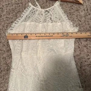 NWT Wishlist Apparel Ivory Lace Party Hi-Low Dress Size‎ M thumbnail 10