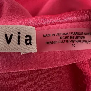 Alice + Olivia Rosa Slip Skirt Pink Asymmetric Feminine Satin Women's Size 10 thumbnail 13