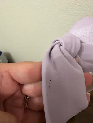 Boston Proper Lavender Knot-Front Block Heel Mules thumbnail 6