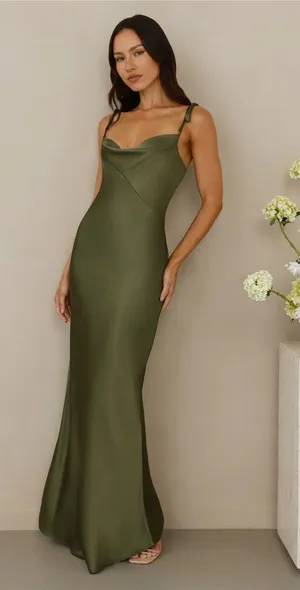 Hello Molly Maxi Dress Green thumbnail 1