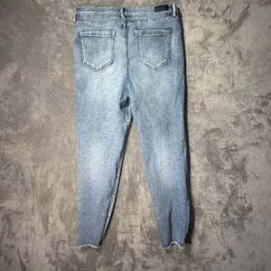 Nicole Miller SoHo High Rise Ankle Skinny Medium Wash Distressed Size 12 #1200 thumbnail 8