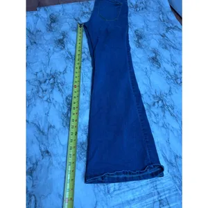 Sincerely Jules Blue Flare Jeans Mid Wash Wide Leg mid rise size 5/27 casual thumbnail 7