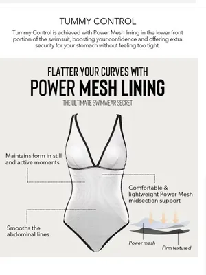 Cupshe Glitter Ruched One-Piece Swimsuit TUMMY CONTOURING" thumbnail 16
