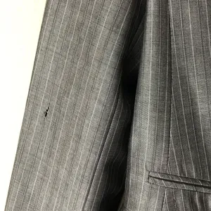 LOFT | Gray Pinstriped Wool Blend Blazer Sz 10 thumbnail 5