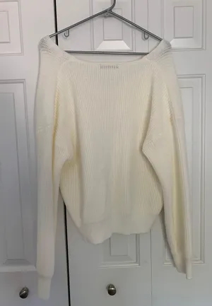 SheIn White  Sweater thumbnail 2