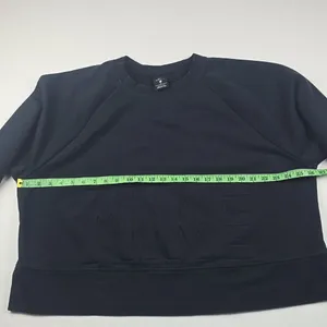 Nike -825 Black Dri-Fit Versa Just Do It Long Sleeve Cropped Sweatshirt Black 2X thumbnail 9