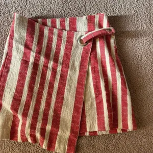 Free People Its A‎ Wrap Tuscany Mini Skirt with Red White Stripes Size medium thumbnail 6