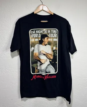 Morgan Wallen One Night At A Time World Tour Tee 2XL thumbnail 1