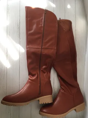 Knee High Boots, Size 8 Brown thumbnail 3