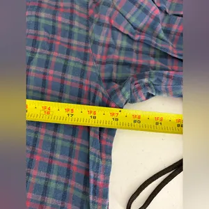 Eddie Bauer Vintage‎ Maxi Shirt Dress Plaid 100% Cotton Long Sleeve Prairie 90’s thumbnail 7