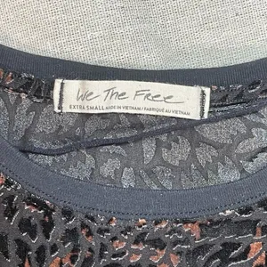 We the Free - Free People | Black & Brown Oversized Teddy Boxy Top | XS thumbnail 7