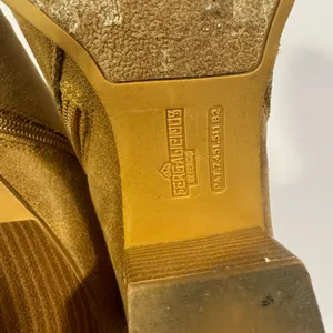 Fergalicious brown heel booties‎ thumbnail 4