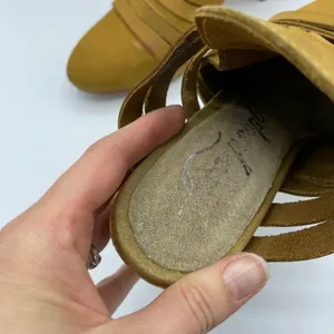 Free People Womens Byron Camel Tan Almond Toe Slide Block Heel Mule Sandal 7 thumbnail 10