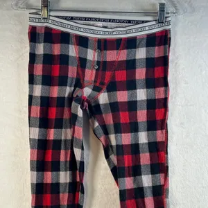 Victoria's Secret‎ Plaid Flannel Pajama Bottoms Thermal Long Johns XS thumbnail 3