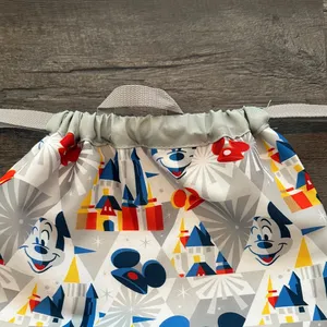 Walt‎ Disney World Mickey Mouse Cinch Backpack Bag NWOT thumbnail 4