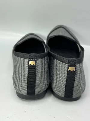 Birdies The Blackbird Flats Shoes Women 7 Gray Black Pointed Toe Slip On Comfort thumbnail 4