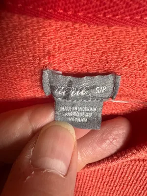 Aerie “Super Shady” Coral Pullover Sweatshirt Graphic Umbrella Oversized Small thumbnail 5