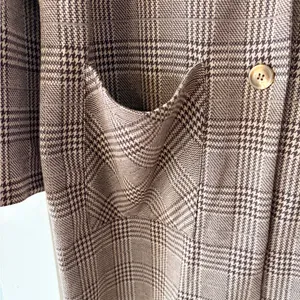 En crème long blazer size L soft‎ tan and brown thumbnail 3