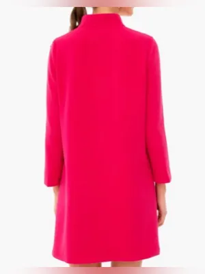 Tuckernuck Fuchsia Stretch Crepe Avery Dress size small NWT thumbnail 3