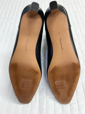 Madewell The Dimes Chelsea Boot Leather in Black Size 9 thumbnail 10