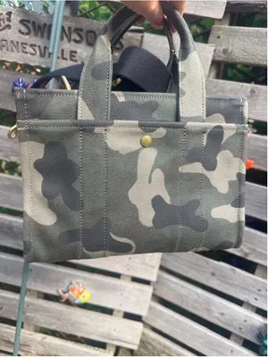 NEW Coach Cargo Tote 26 in Green Multi Camo Canvas | CY843 | NWOT thumbnail 4