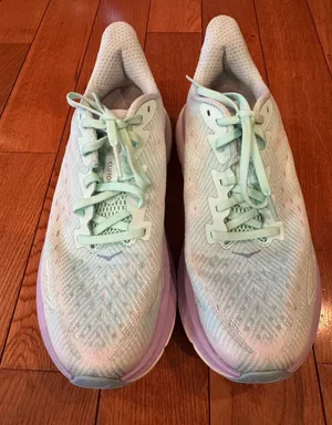 Hoka One One Clifton 9 Women’s 9.5 – Like New, Mint/Lavender thumbnail 1