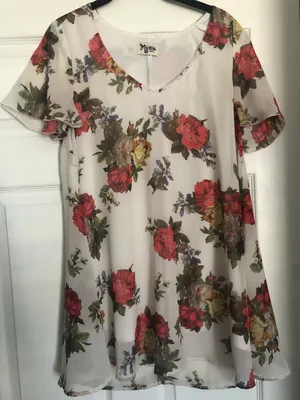 Show Me Your Mumu White Floral Mini Dress thumbnail 3