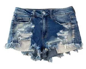 American Eagle High-Rise Shortie‎ Jean Short Size 6 thumbnail 1