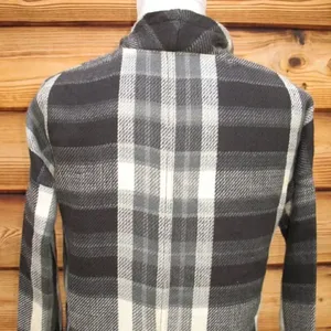NWT Lucky Brand Black Gray Wrap Jacket Cardigan thumbnail 7