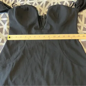 Nasty Gal Black Off The Shoulder Bell Sleeve Mini Fit &‎ Flare Dress Size M thumbnail 11