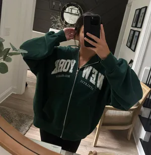 Green Zip Up thumbnail 1