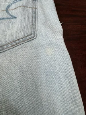 American Eagle Button Fly Patchwork Tomgirl Jeans Size 14 thumbnail 8