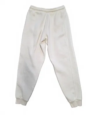 Adidas Womens Loose Fit Jogger Sweatpants Cream White Size Medium Active Workout thumbnail 2