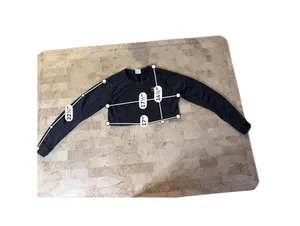 Gymshark Black Long Sleeve Cropped Athletic Top thumbnail 4