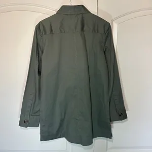 Pact Daily Twill Oversized Organic Cotton‎ Lightweight Jacket Olive Green S thumbnail 5