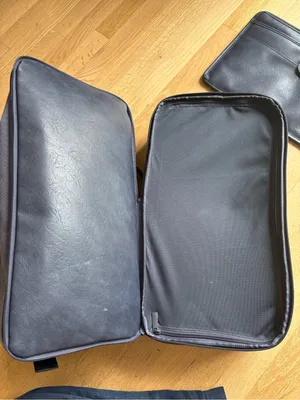 BEIS Gray and Black Laptop Weekender Bag thumbnail 7