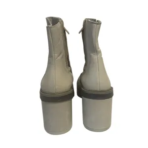 Free People Women's New Frontier Chelsea Boots Off White Size 9.5 festival thumbnail 8