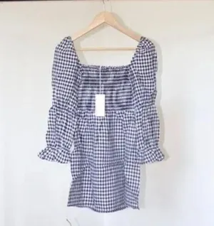 1HR SALE ⚡Reformation Zoya Linen Dress (April Check) thumbnail 4