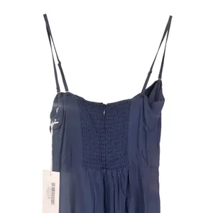 NWT Reformation Ingrid Navy Blue Maxi Dress Size 0 thumbnail 7