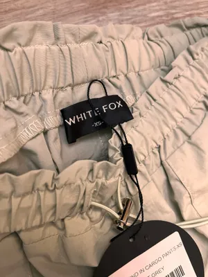 White Fox cargo pants grey new with tags thumbnail 4
