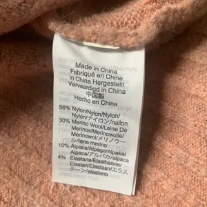 Madewell Blush Pink Turtleneck Sweater Merino Wool & Alpaca Blend L thumbnail 7