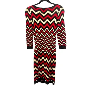 Pink Rose Sweater Dress| Petite Small | Mini | 3/4 Sleeves | A-Line| Figure Flattering thumbnail 2