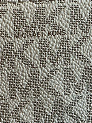 Michael Kors Laila Small Satchel Vanilla Acorn MK Logo Chain Crossbody thumbnail 14