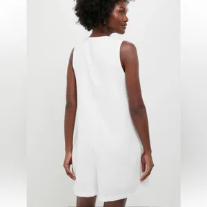 Tuckernuck White Textured Myla Romper in Size XXL thumbnail 3