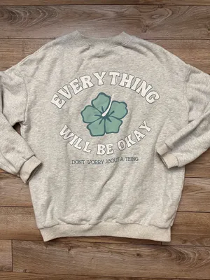 Sunkissed coconut crewneck sweatshirt Gray Size L thumbnail 4