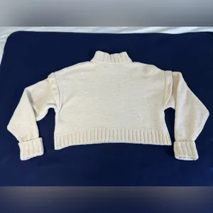 Urban Outfitters Cream‎ cropped sweater Size SP thumbnail 4