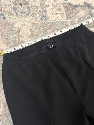 SHEIN Black Boot-Cut Flare Pants thumbnail 4