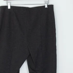 J. Jill Ponte Slim Leg Pull‎ On Pants Size M Dark Gray Stretch Everyday Capsule thumbnail 6