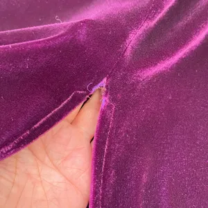 Eileen Fisher Womens Velvet Maxi Dress Size 2 Purple Silk Blend‎ Goth Grunge thumbnail 10